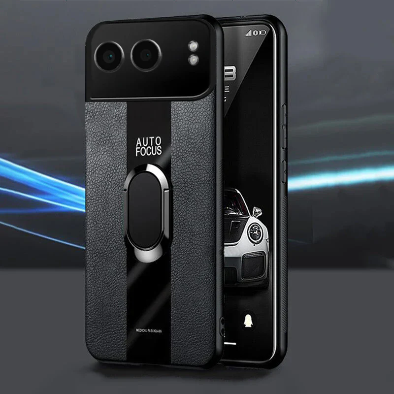 Plexiglass Luxury Leather Ring Case - OnePlus - Image 69
