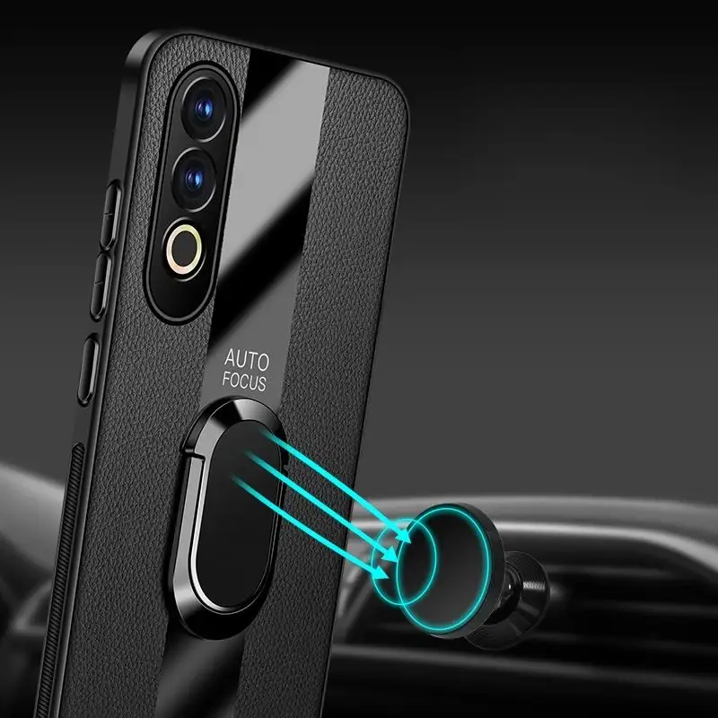 Plexiglass Luxury Leather Ring Case - OnePlus - Image 72