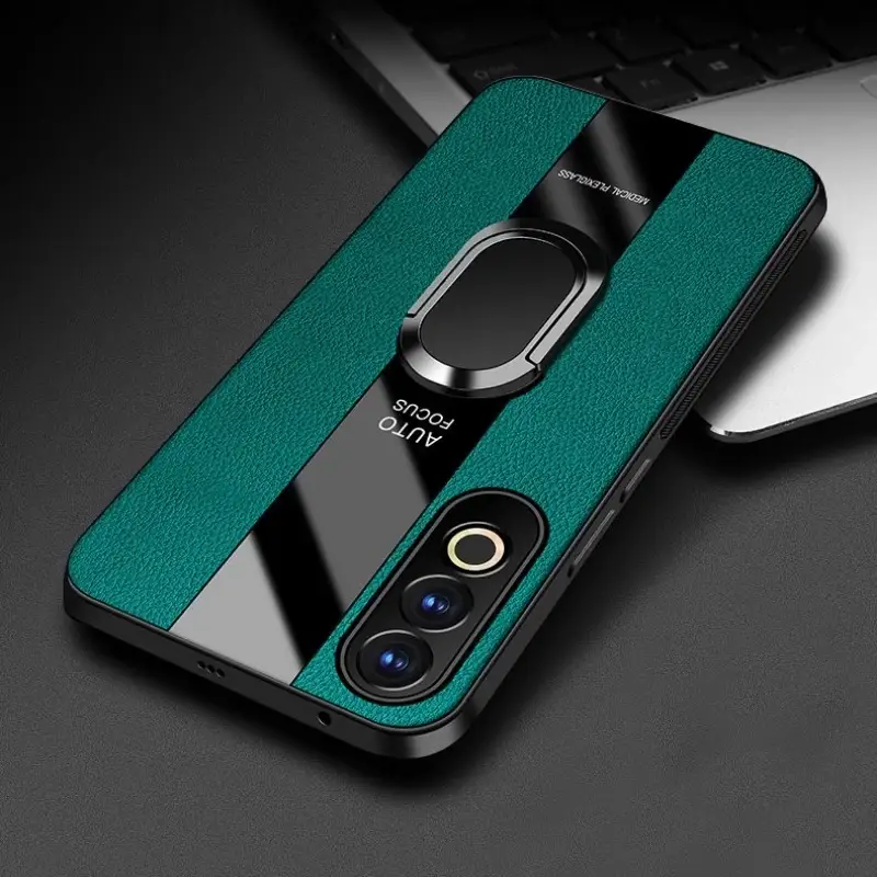 Plexiglass Luxury Leather Ring Case - OnePlus - Image 73