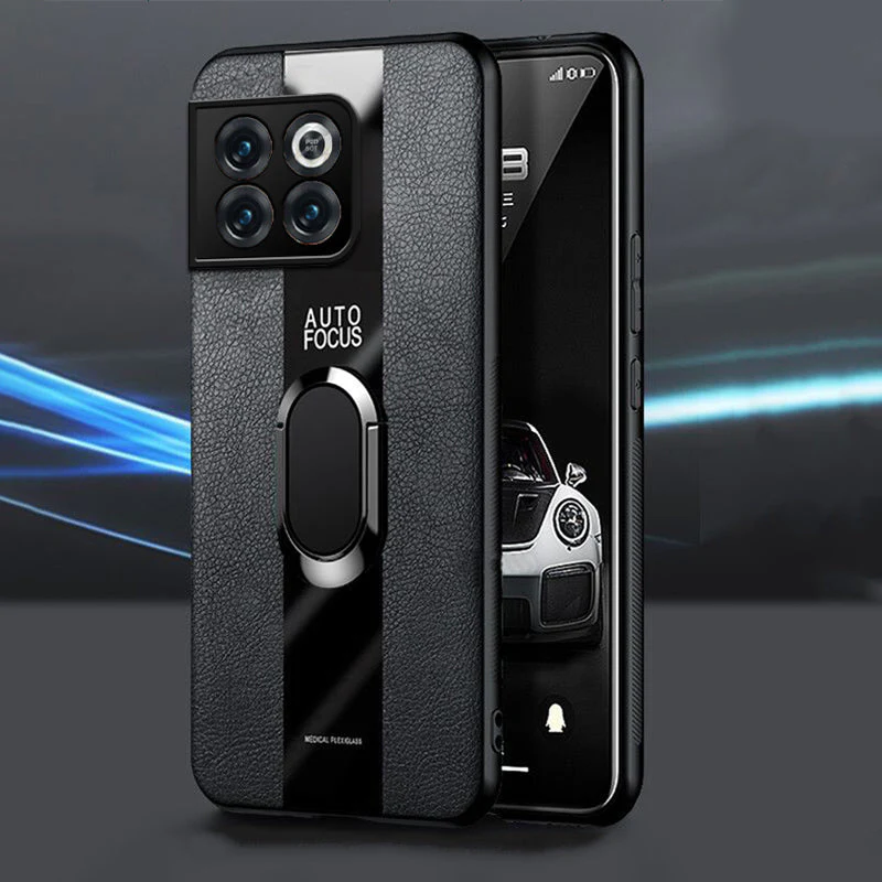 Plexiglass Luxury Leather Ring Case - OnePlus - Image 9
