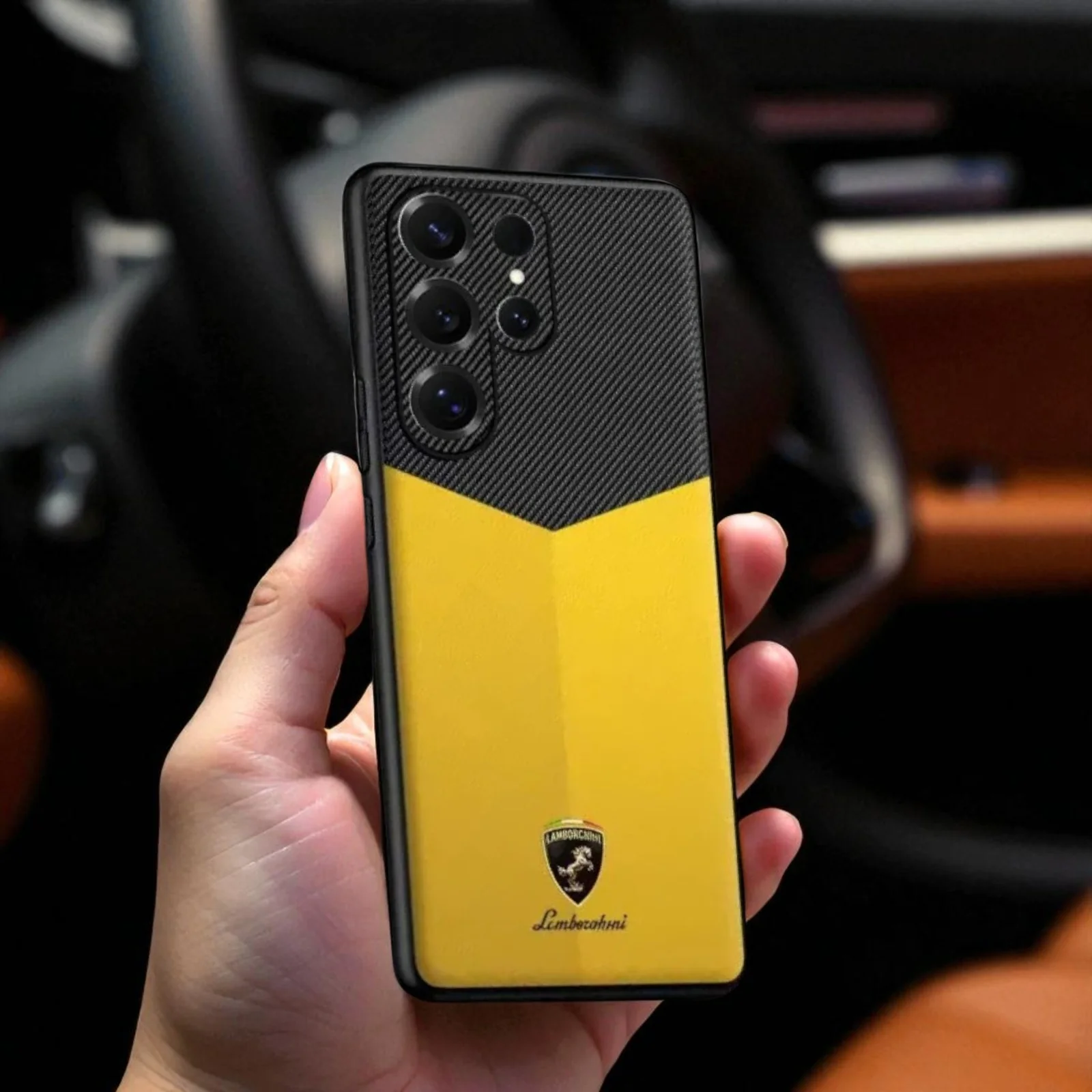 Luxury Sports Car Leather Bumper Case - Samsung - Image 2