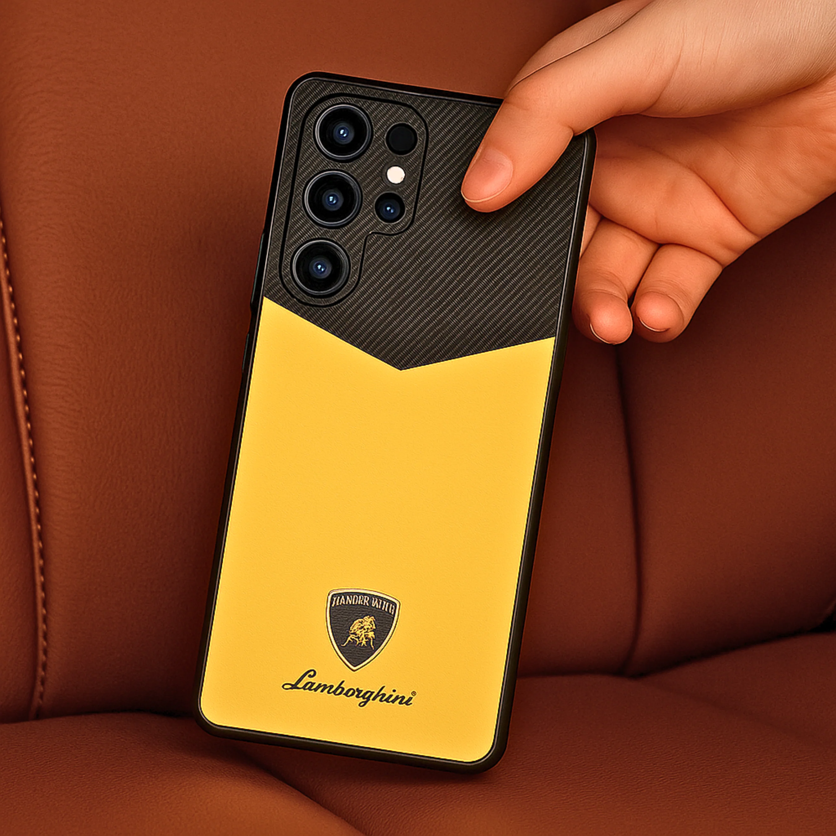 Luxury Sports Car Leather Bumper Case - Samsung - Image 3