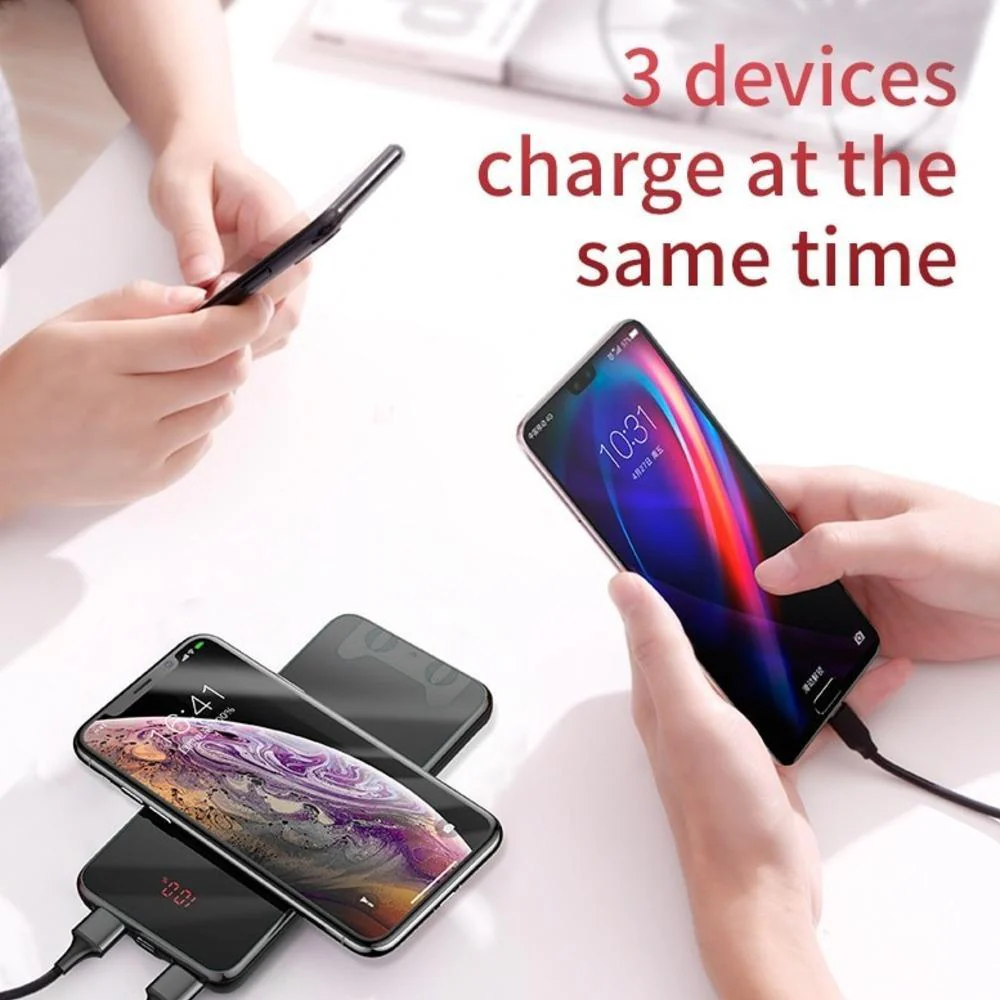 Baseus ®10000 mAh Powerbank and Wireless Charger With Cat Print - Image 3