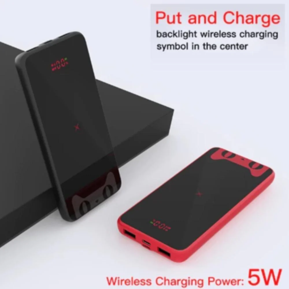Baseus ®10000 mAh Powerbank and Wireless Charger With Cat Print - Image 7