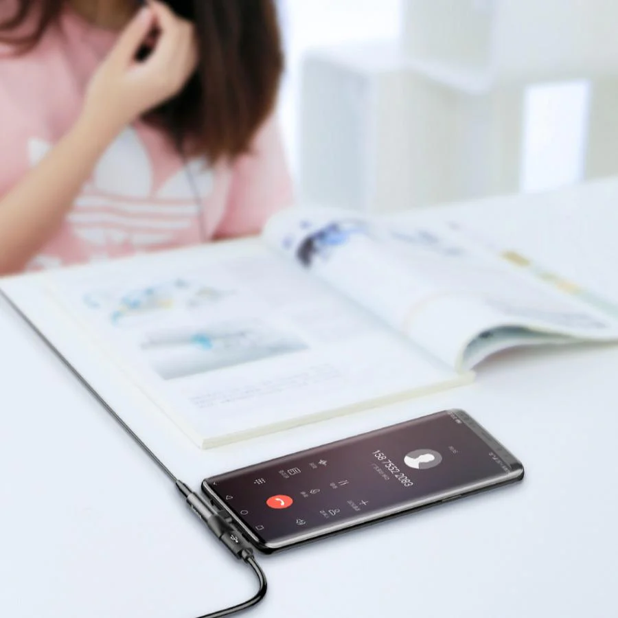 Baseus ® 2 in 1 Charger and Audio Splitter - Image 6
