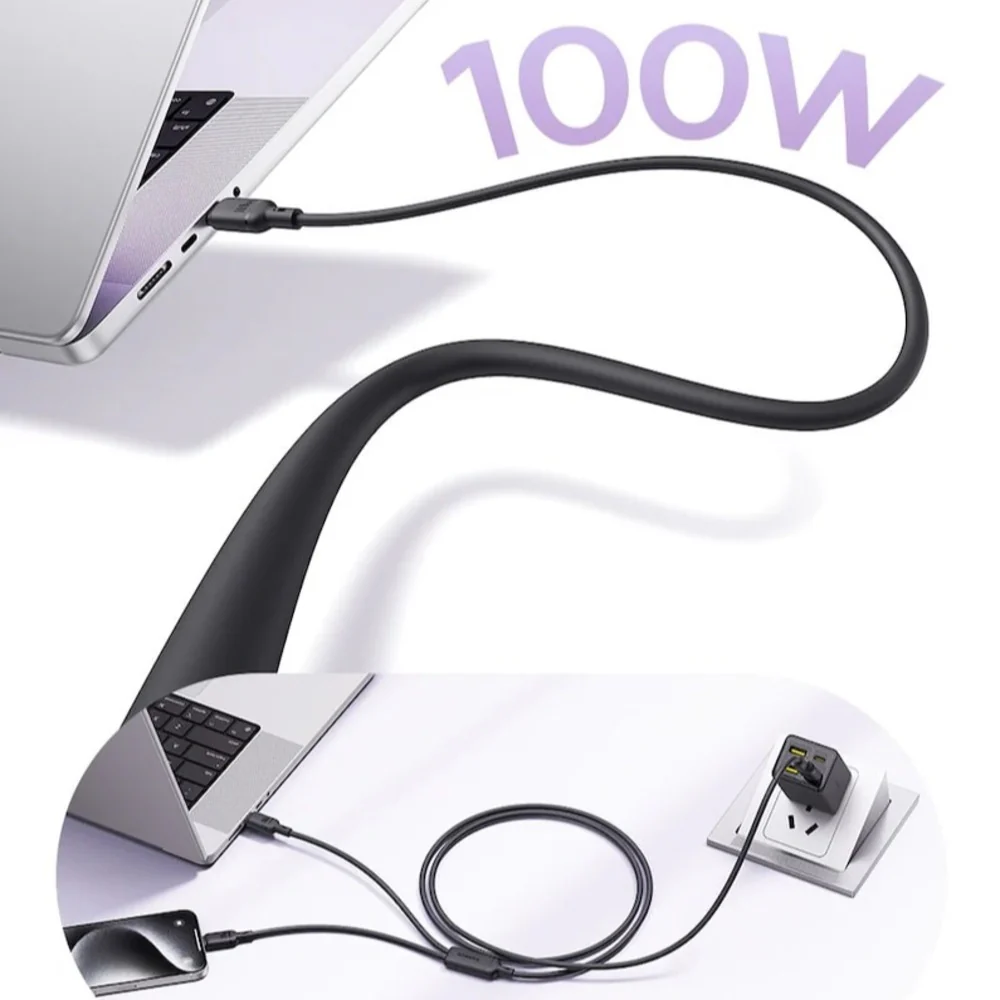 Baseus Boost Speed 100W Fast Sync Charging Cable - Image 4