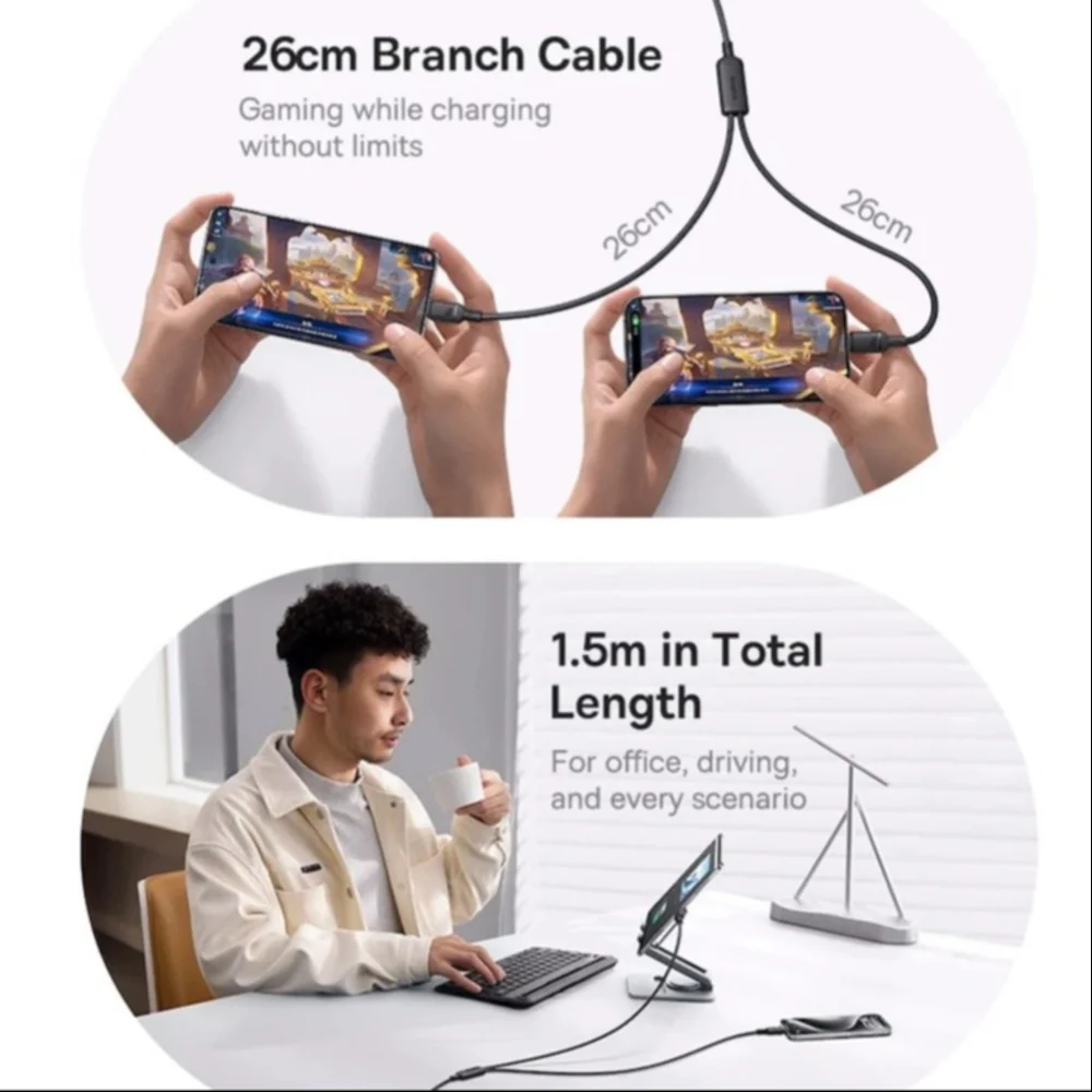 Baseus Boost Speed 100W Fast Sync Charging Cable - Image 7