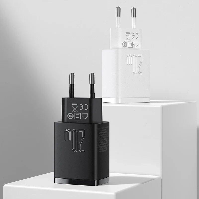 Baseus Compact 20W Dual Port Fast Charger - Image 2