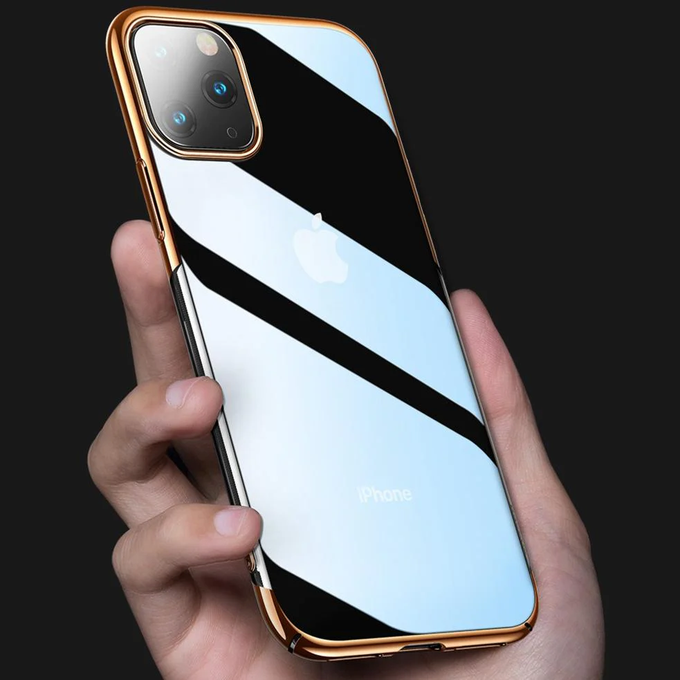 Baseus ® iPhone 11 Pro Ultra-Thin Transparent Sparkling Edge Case - Image 11