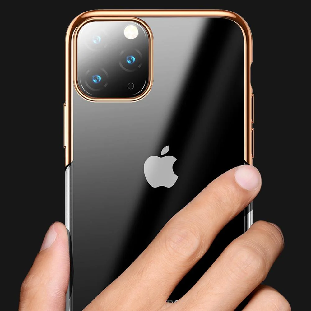 Baseus ® iPhone 11 Pro Ultra-Thin Transparent Sparkling Edge Case - Image 12