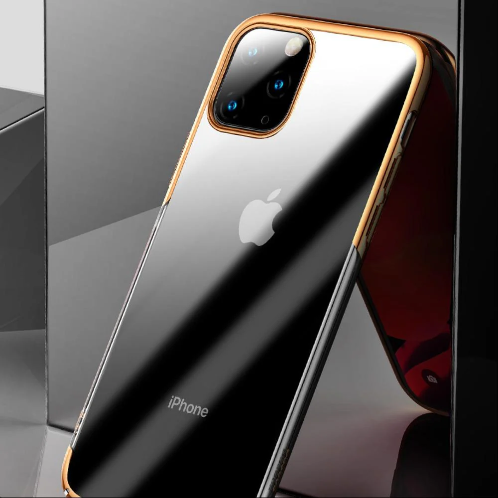 Baseus ® iPhone 11 Pro Ultra-Thin Transparent Sparkling Edge Case - Image 14