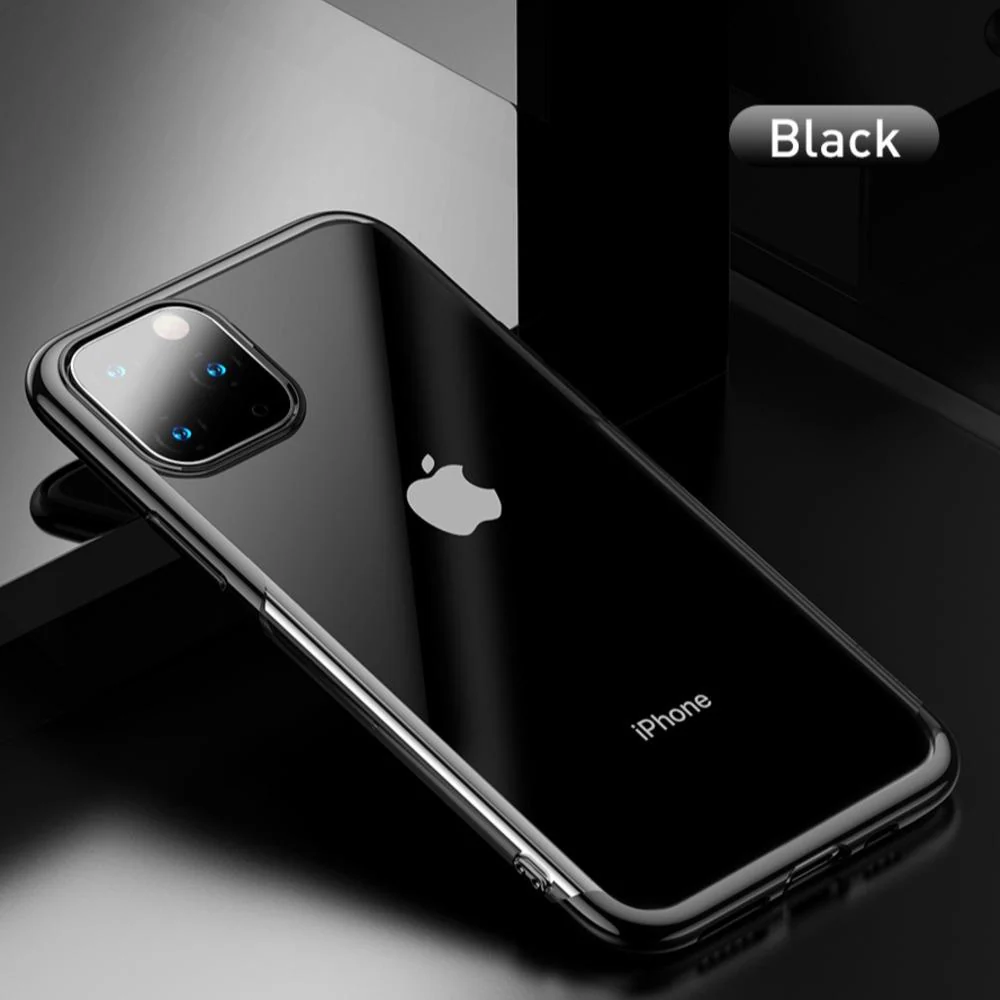 Baseus ® iPhone 11 Pro Ultra-Thin Transparent Sparkling Edge Case - Image 5