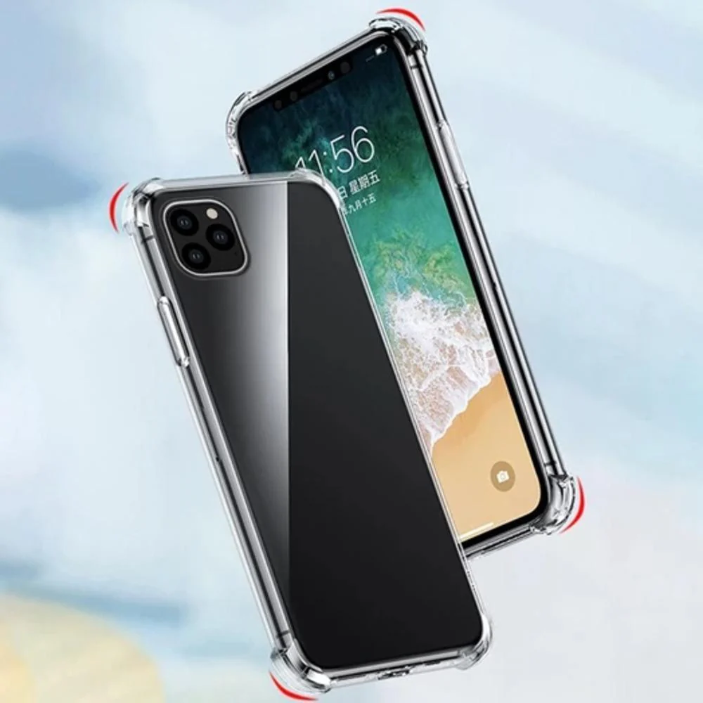 MK ® iPhone 11 Series Baseus Anti-Knock TPU Transparent Case - Image 16
