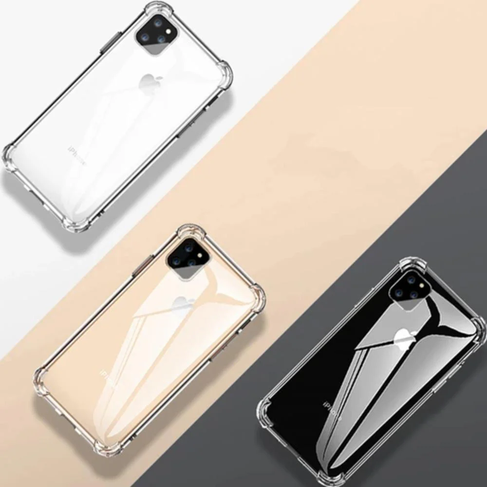 MK ® iPhone 11 Series Baseus Anti-Knock TPU Transparent Case - Image 2