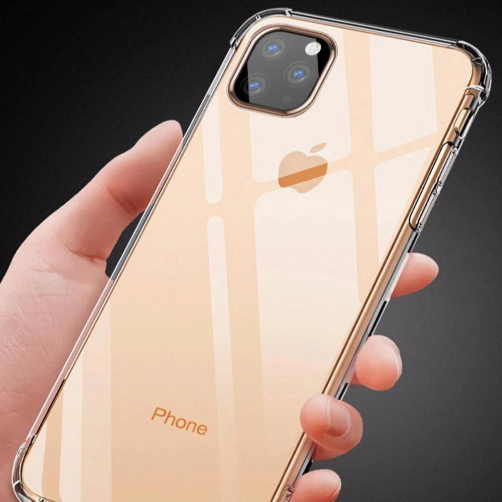 MK ® iPhone 11 Series Baseus Anti-Knock TPU Transparent Case - Image 4