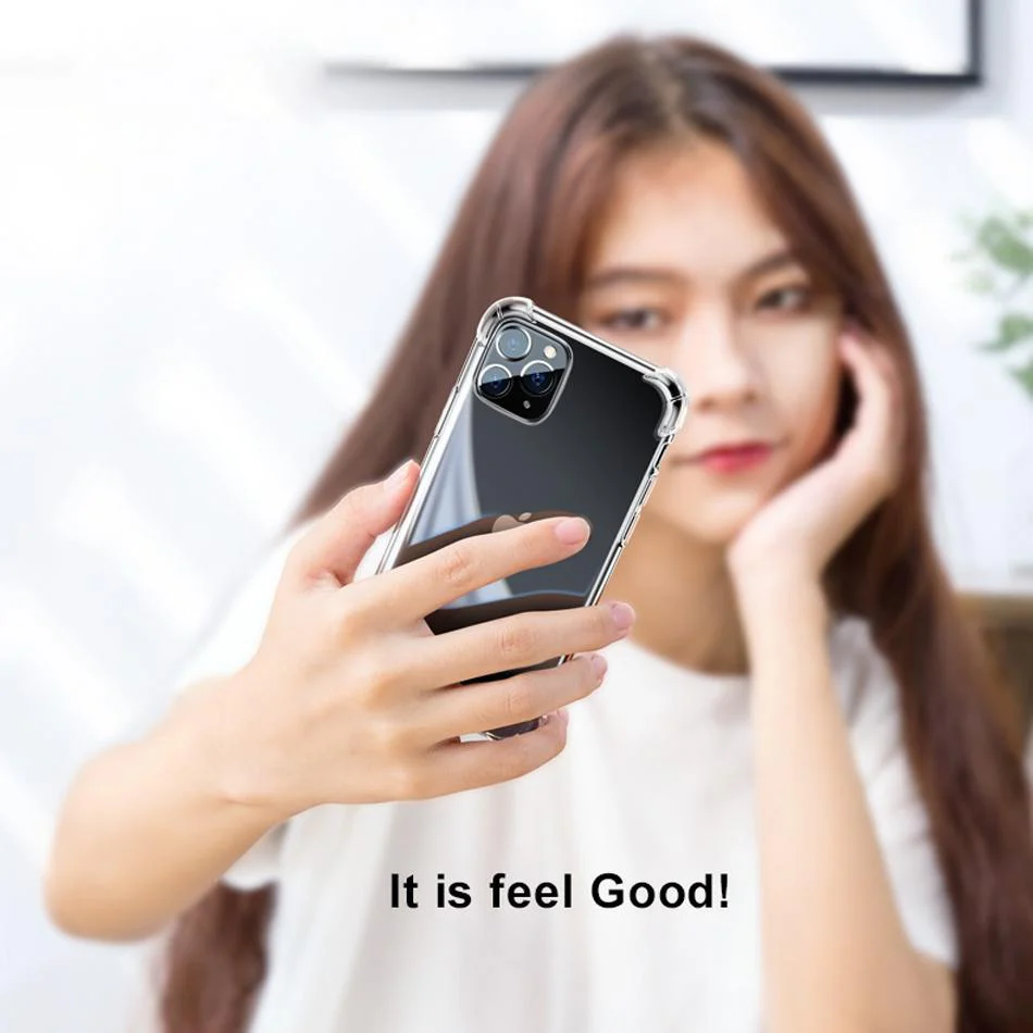 MK ® iPhone 11 Series Baseus Anti-Knock TPU Transparent Case - Image 6