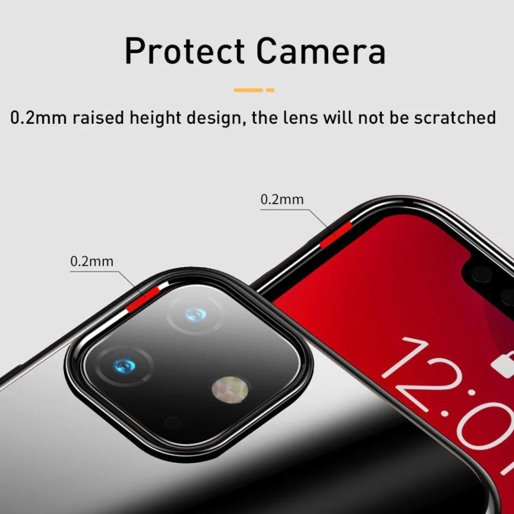 Baseus iPhone 11 Series Ultra-Thin Transparent Sparkling Edge Case - Image 10