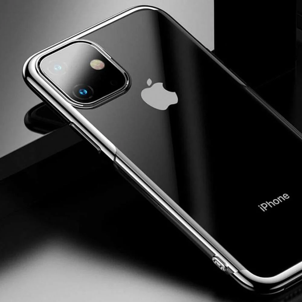 Baseus iPhone 11 Series Ultra-Thin Transparent Sparkling Edge Case - Image 12