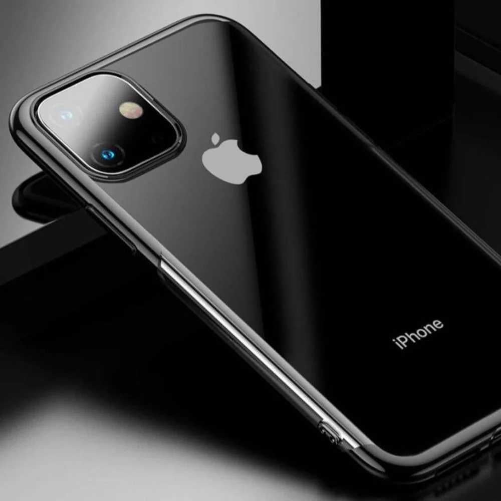 Baseus iPhone 11 Series Ultra-Thin Transparent Sparkling Edge Case - Image 5