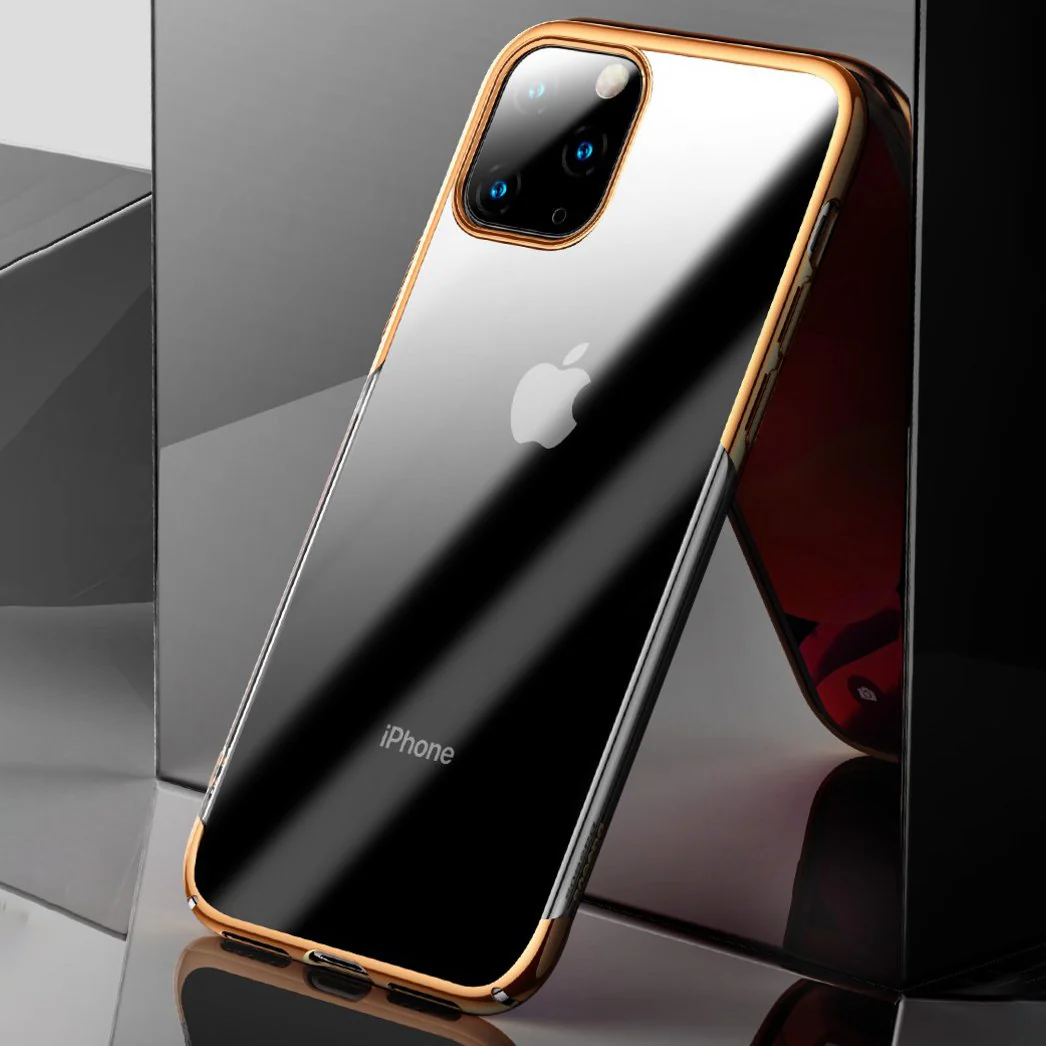 Baseus ® iPhone 11 Ultra-Thin Transparent Sparkling Edge Case - Image 19