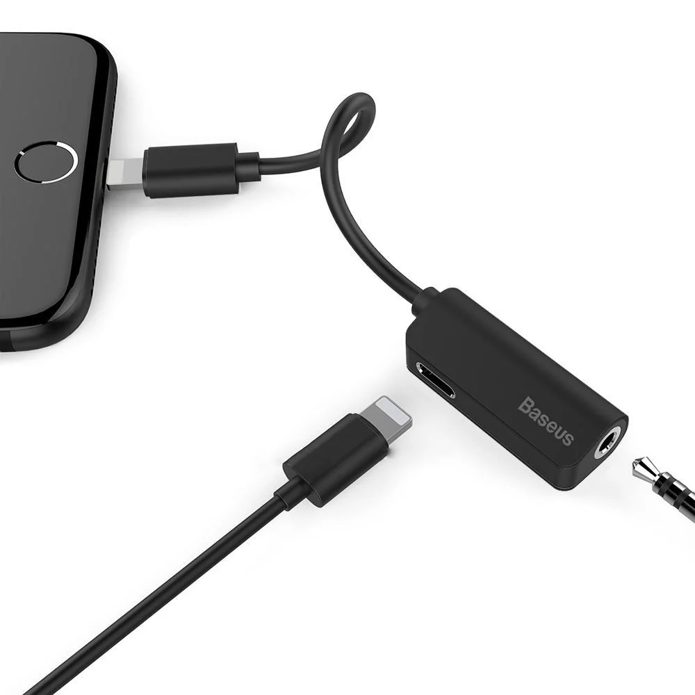 Baseus iPhone Cable Splitter For Music & Charging - Image 11