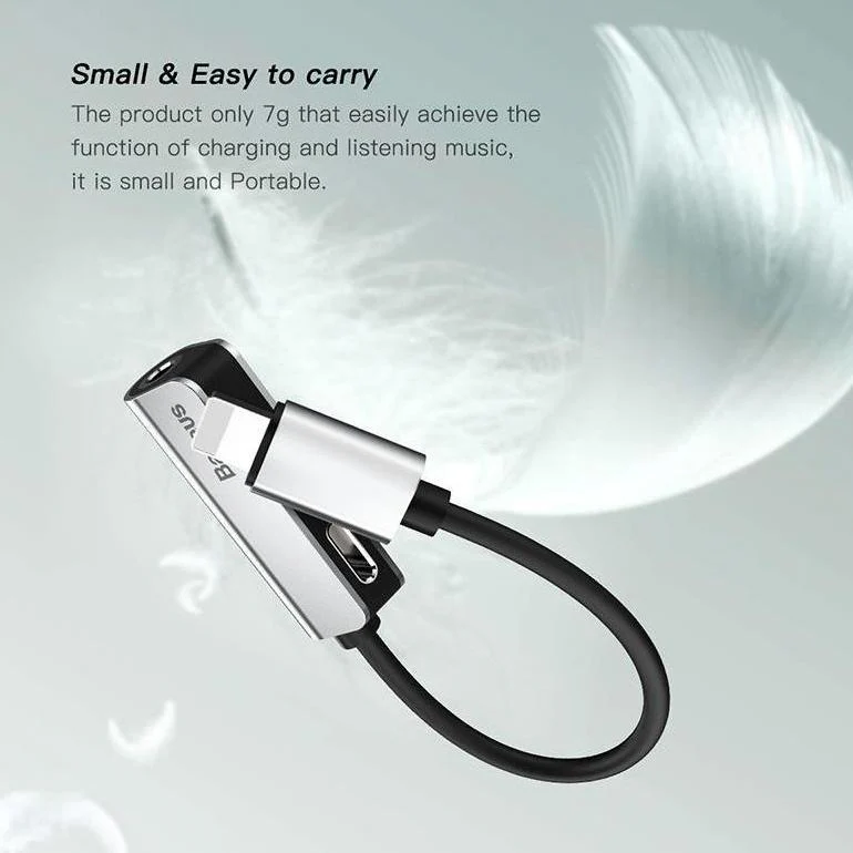 Baseus iPhone Cable Splitter For Music & Charging - Image 14
