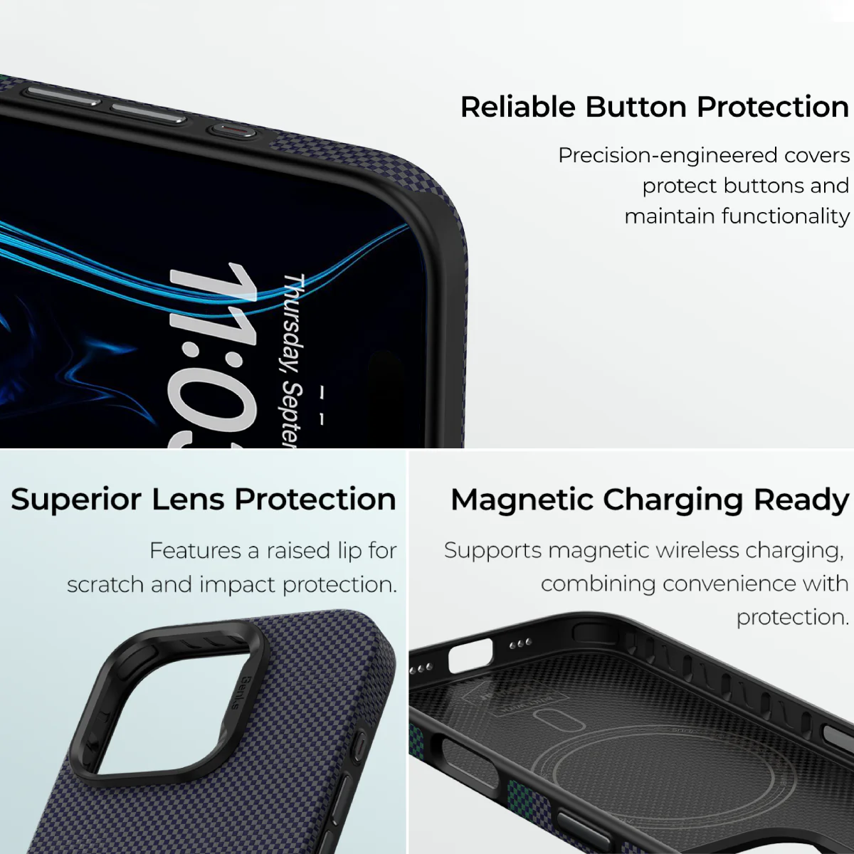 BENKS Bold Aurora Carbon Fiber Case - iPhone - Image 10