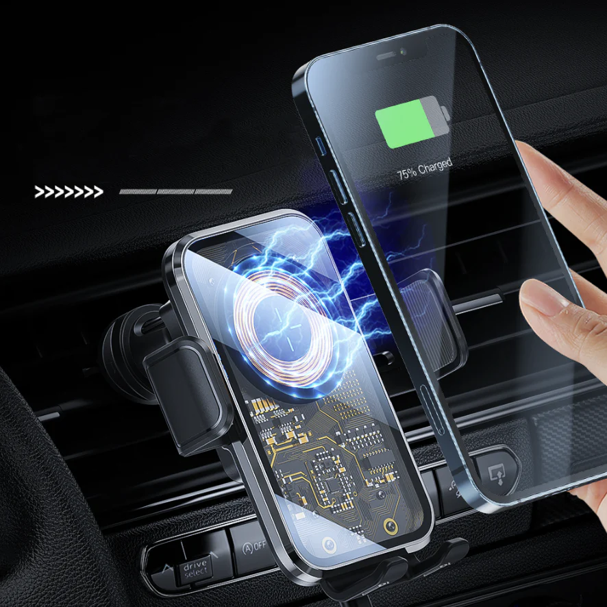 Bolt™ 15W Wireless Magnetic Smart Car Charger - Image 9
