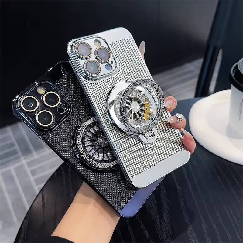 Brilliant Spin Rotating Wheel Stand Case - iPhone - Image 4