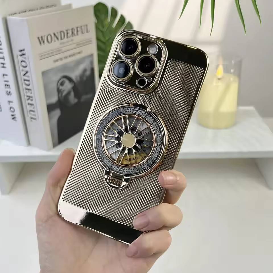 Brilliant Spin Rotating Wheel Stand Case - iPhone - Image 5