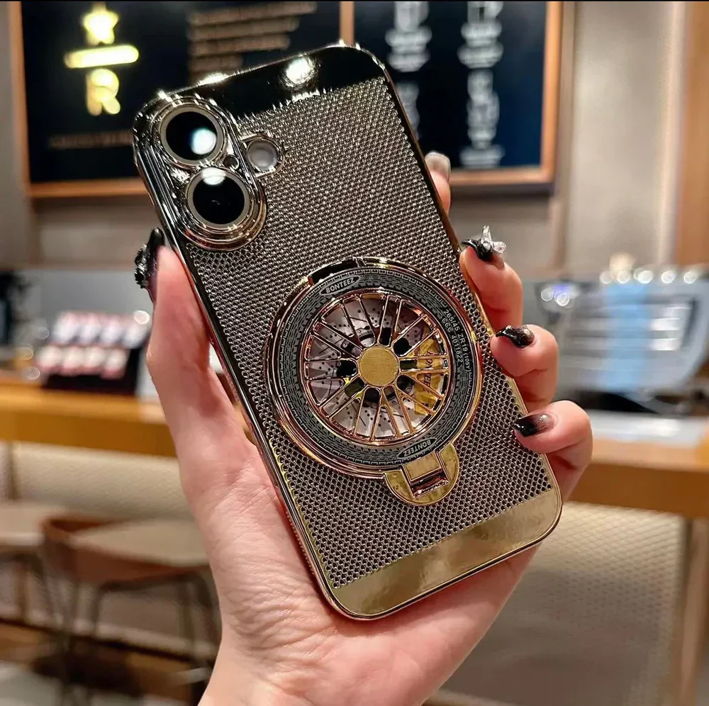 Brilliant Spin Rotating Wheel Stand Case - iPhone - Image 7