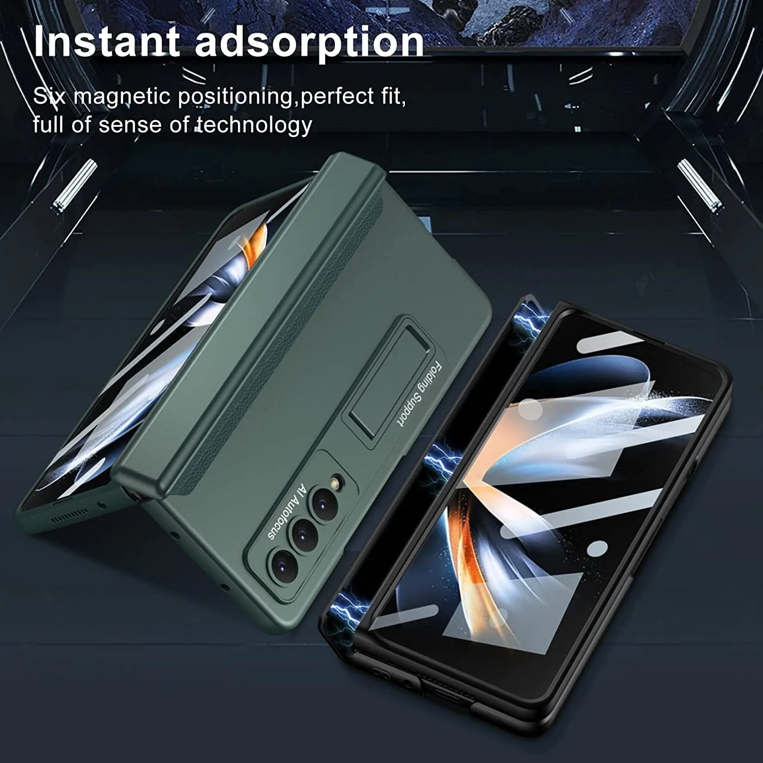 Bumper Protection Case With Kickstand - Samsung - Image 4
