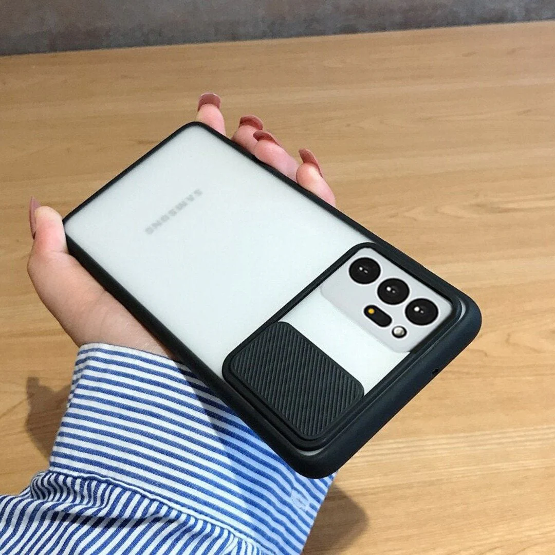 Camera Lens Slide Protection Matte Case - Samsung - Image 2