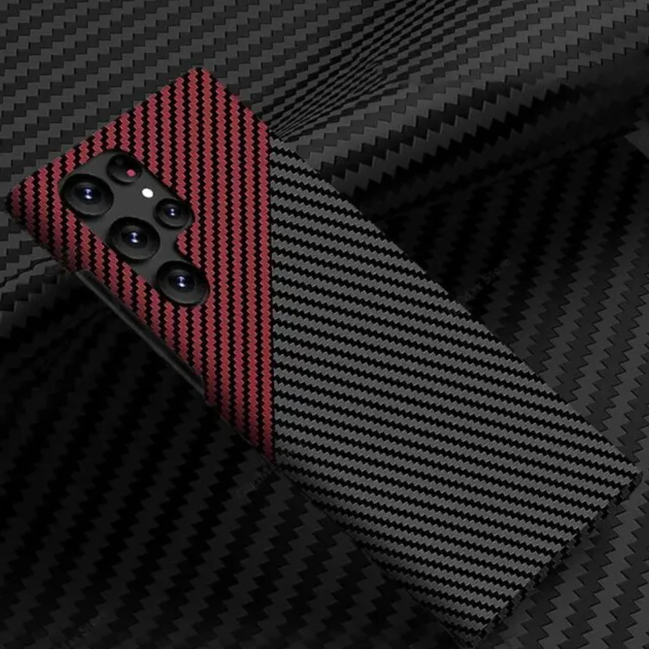 Elegant Fiber Leather Pattern Case - Samsung - Image 2