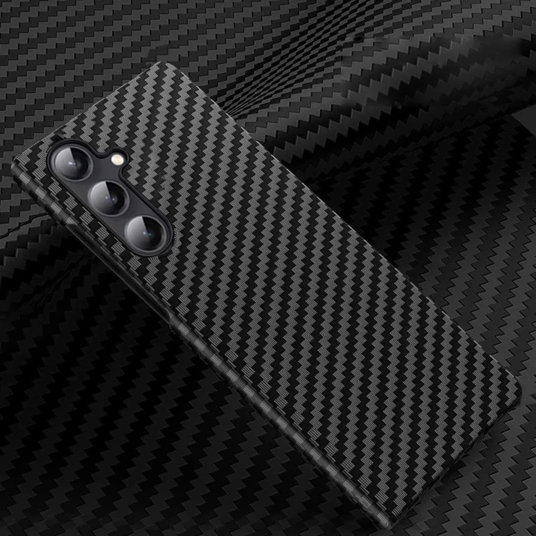 Elegant Fiber Leather Pattern Case - Samsung - Image 9