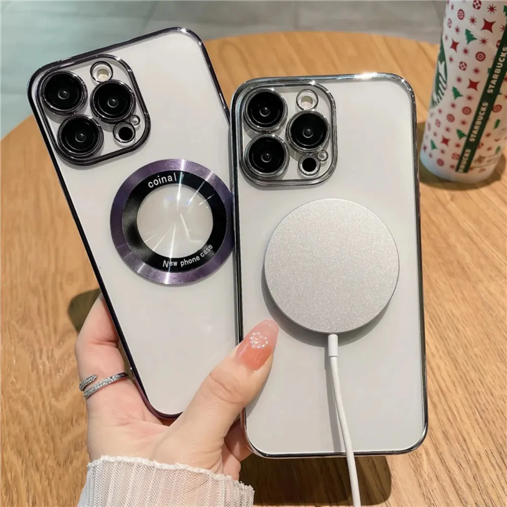 CD Pattern Magnetic Transparent Case - iPhone - Image 5