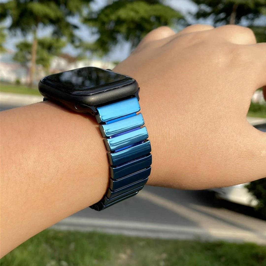 Ceramic Metal Band for Apple Watch - Image 5