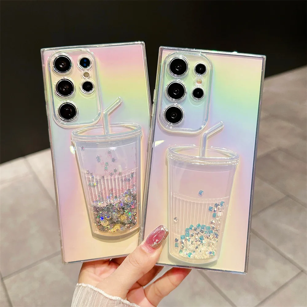 Chic Gradient Glittery Cup Case - Samsung - Image 3