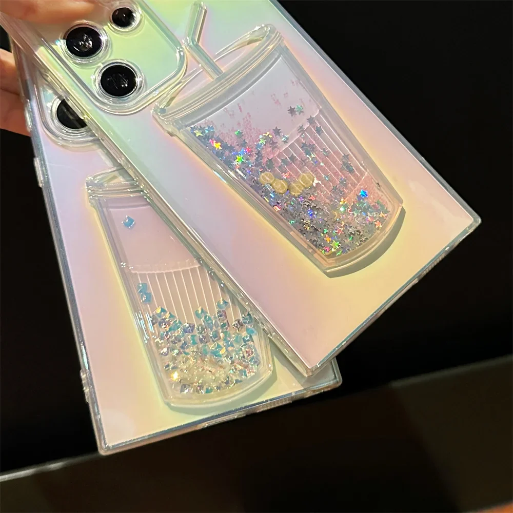 Chic Gradient Glittery Cup Case - Samsung - Image 5