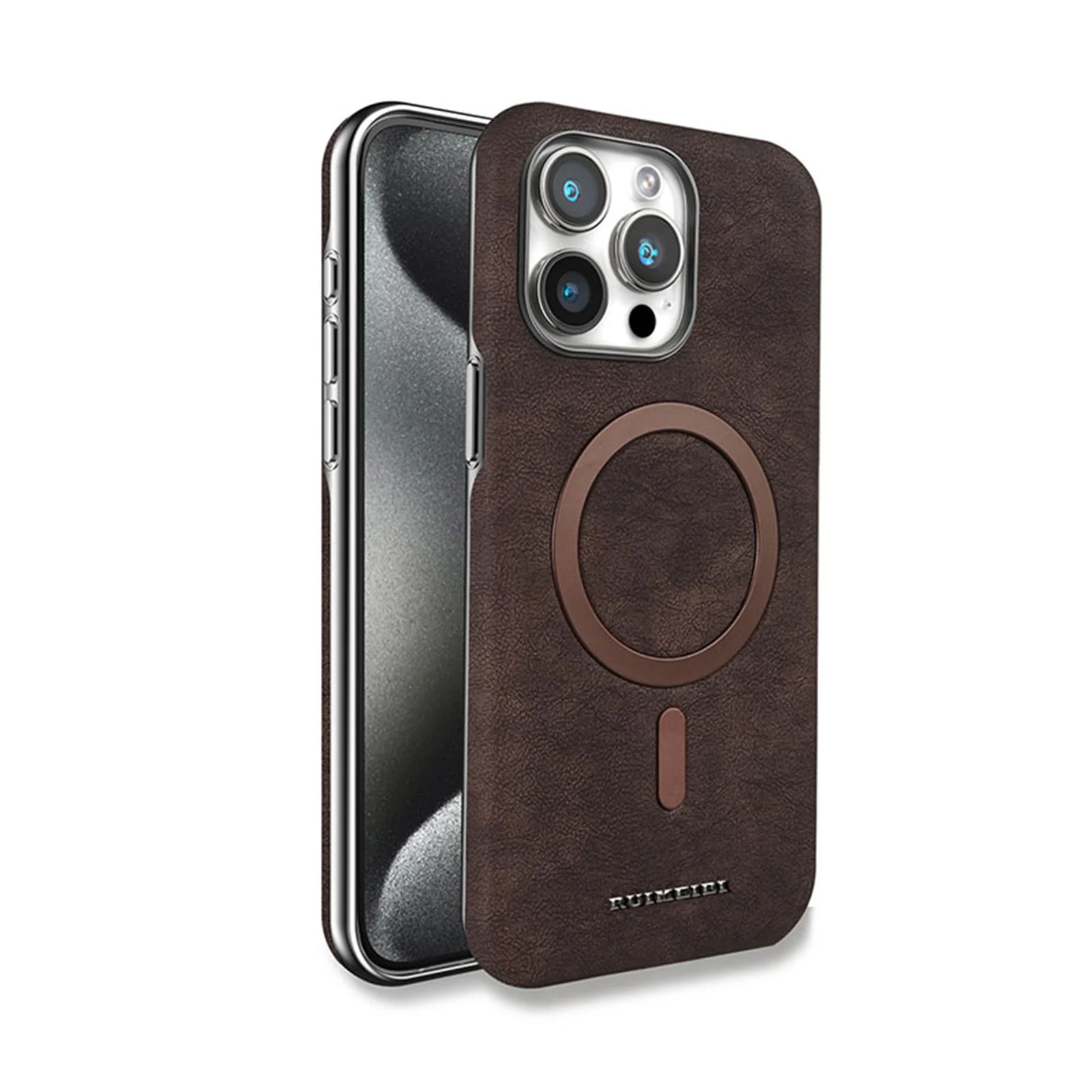 Classic Vintage Leather Magnetic Case - iPhone - Image 2