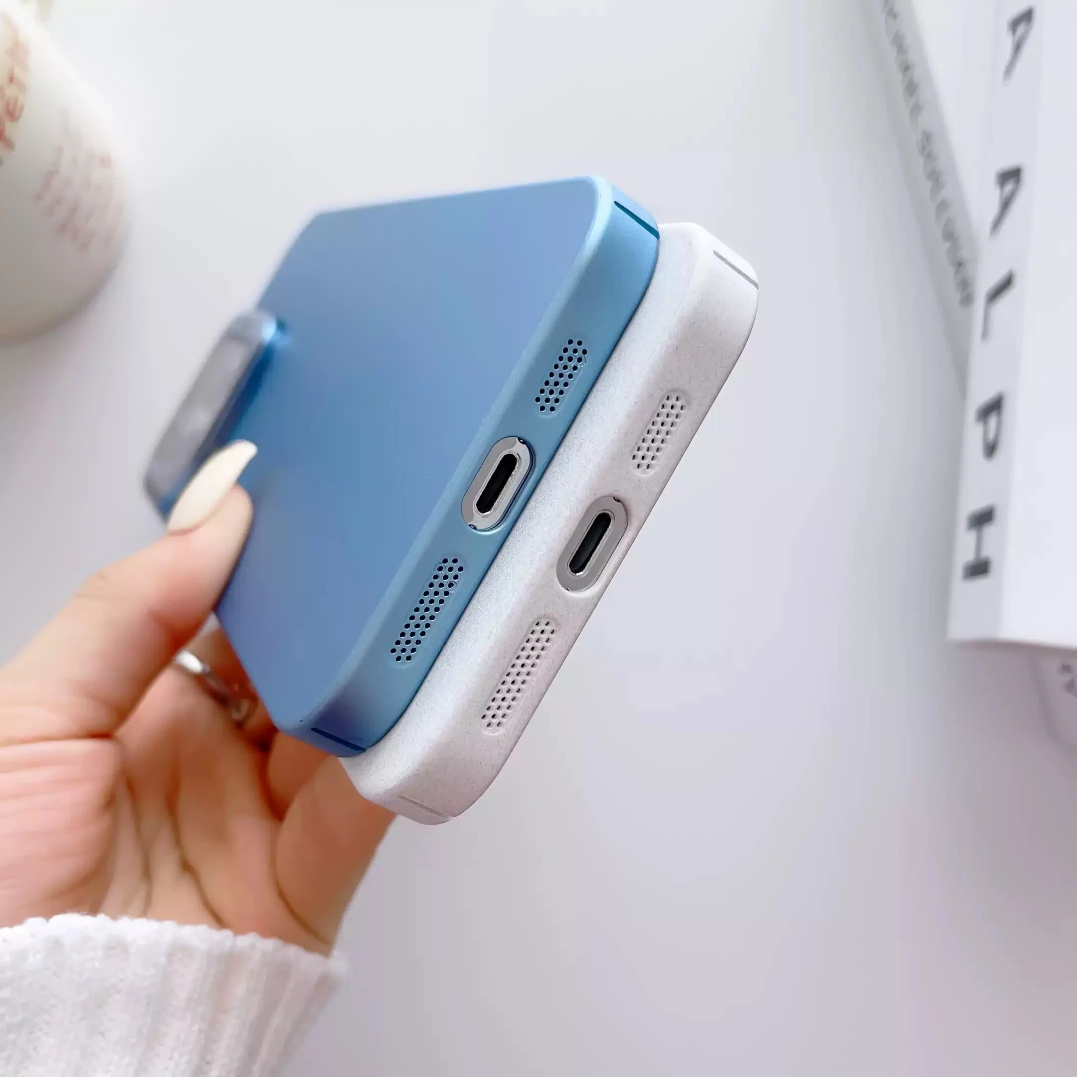 Clear Camera Protector Hidden Stand Case - iPhone - Image 4
