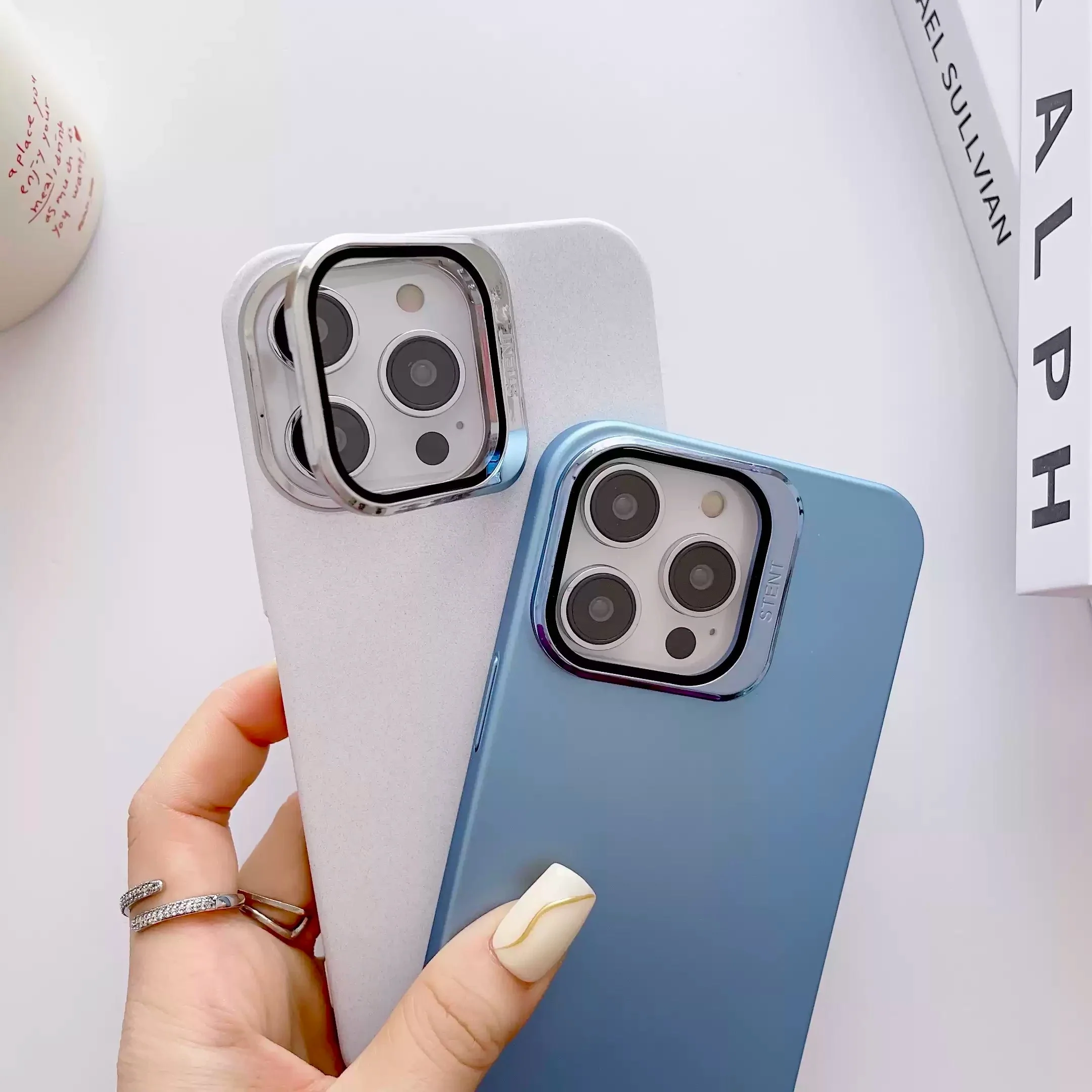 Clear Camera Protector Hidden Stand Case - iPhone - Image 6