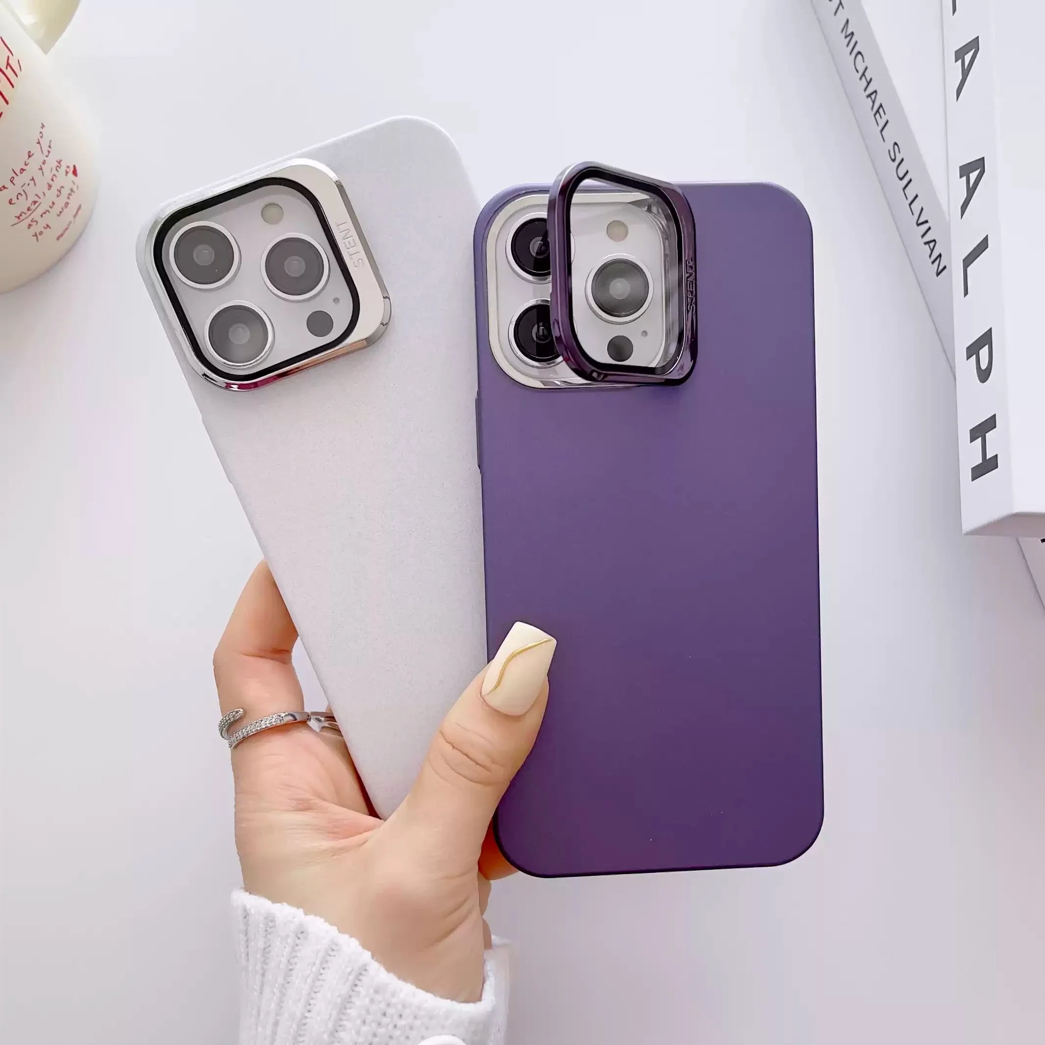 Clear Camera Protector Hidden Stand Case - iPhone - Image 7