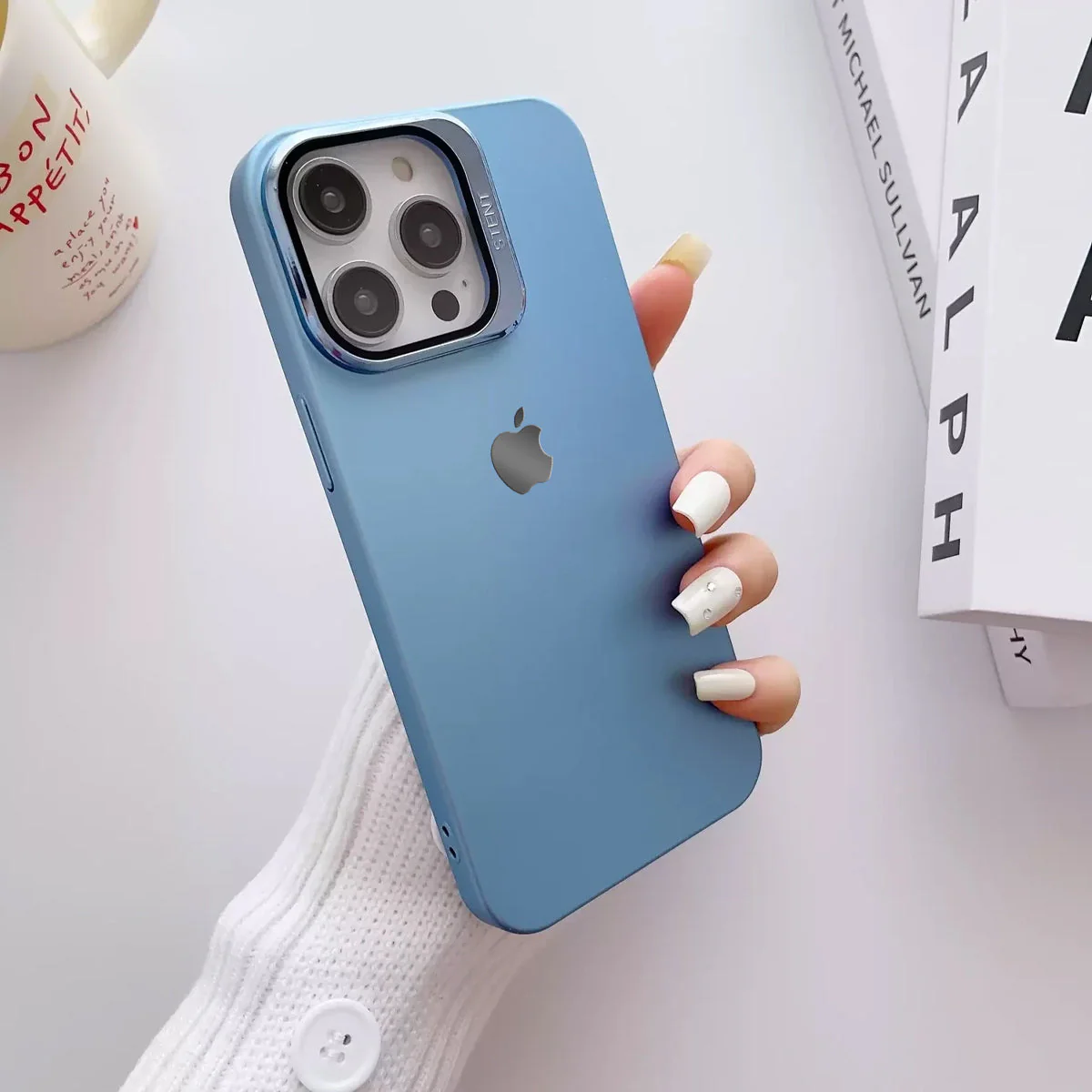 Clear Camera Protector Hidden Stand Logo Case-iPhone - Image 2