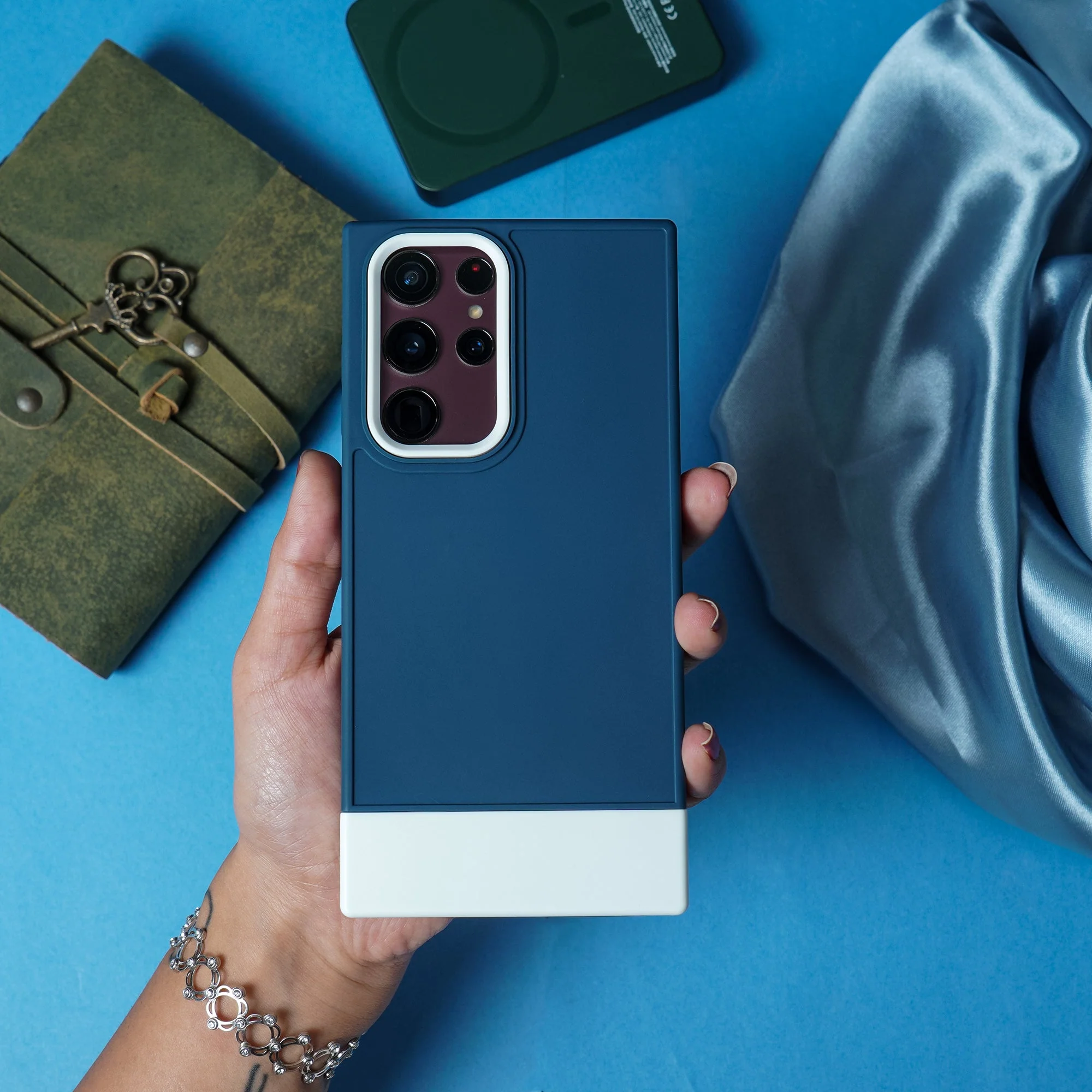 Contrasting Hybrid Armor Bumper Case - Samsung - Image 11