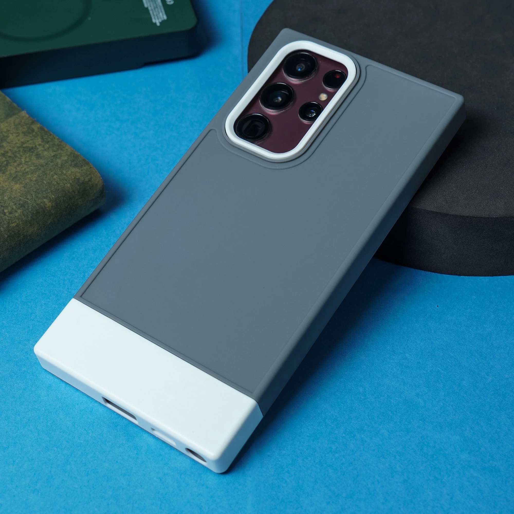 Contrasting Hybrid Armor Bumper Case - Samsung - Image 8