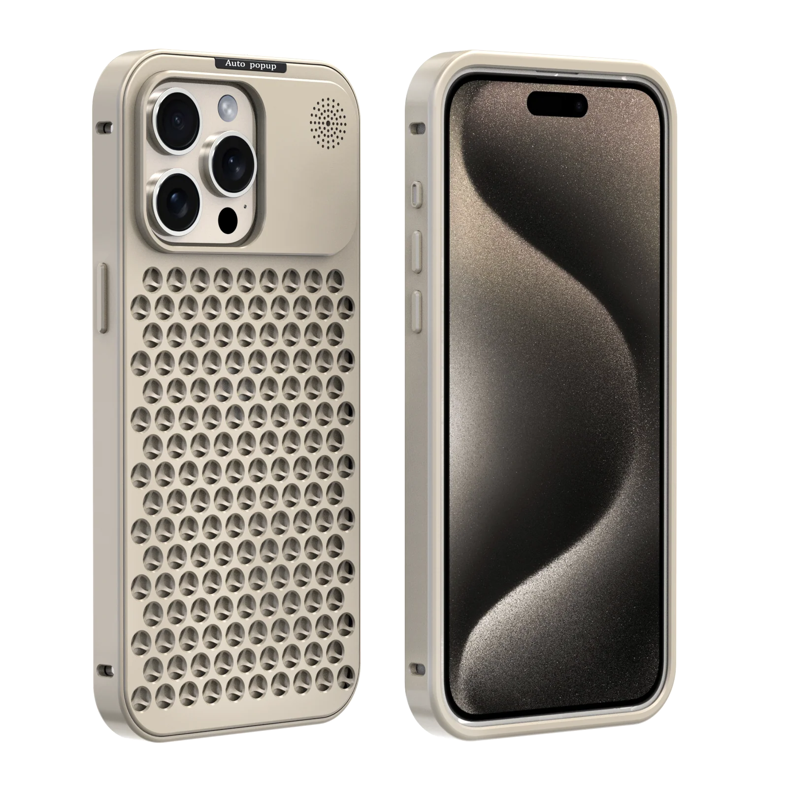 iPhone 15 Series Aero Mesh Pro ® Metallic Hybrid Case - Image 11