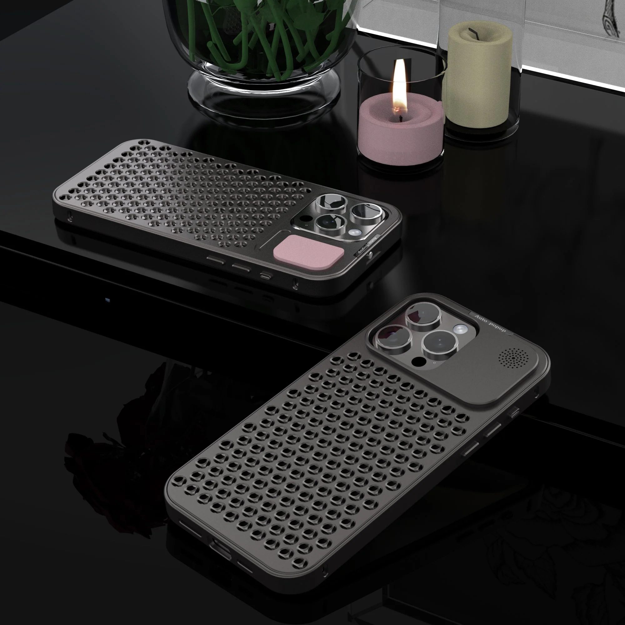 iPhone 15 Series Aero Mesh Pro ® Metallic Hybrid Case - Image 14