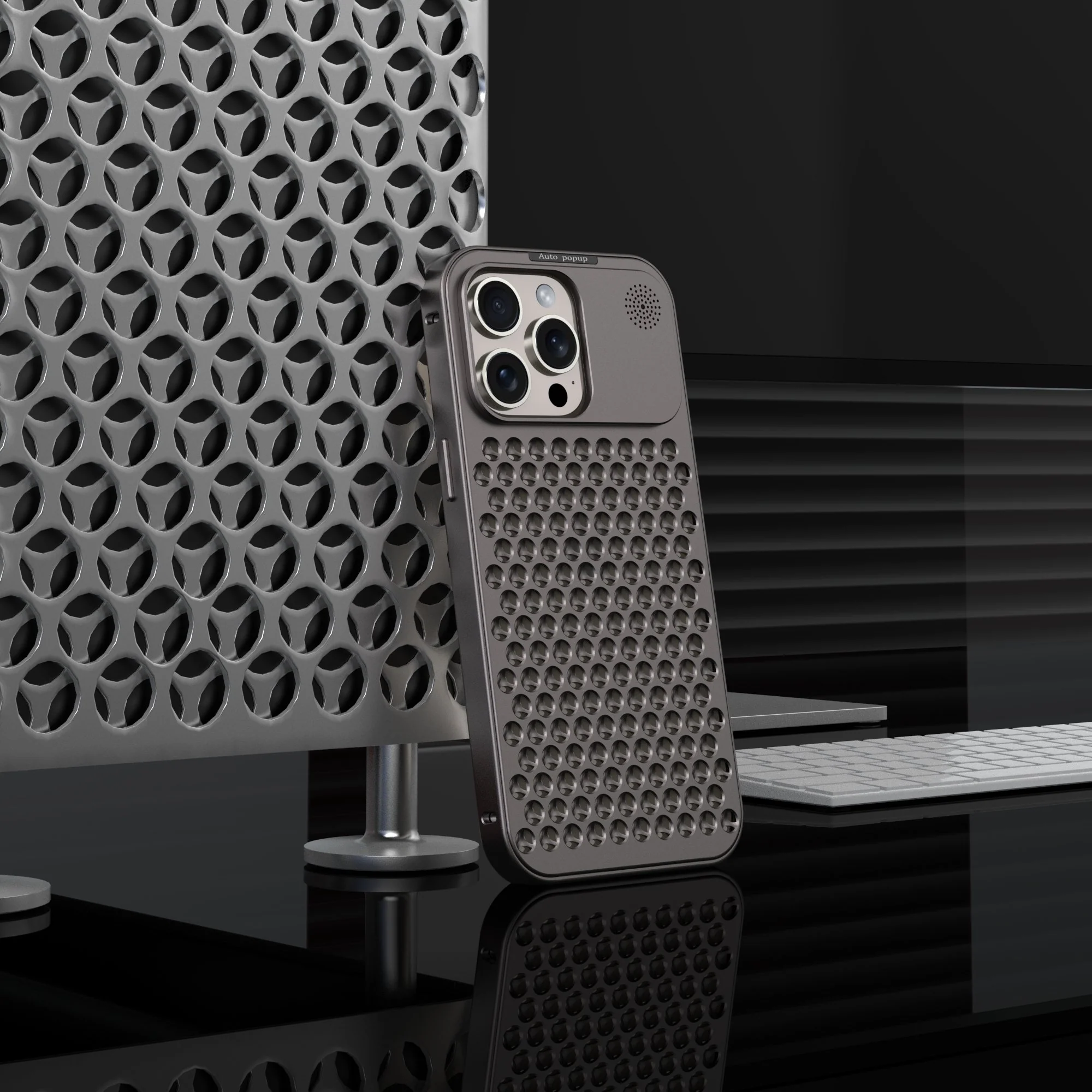 iPhone 15 Series Aero Mesh Pro ® Metallic Hybrid Case - Image 16