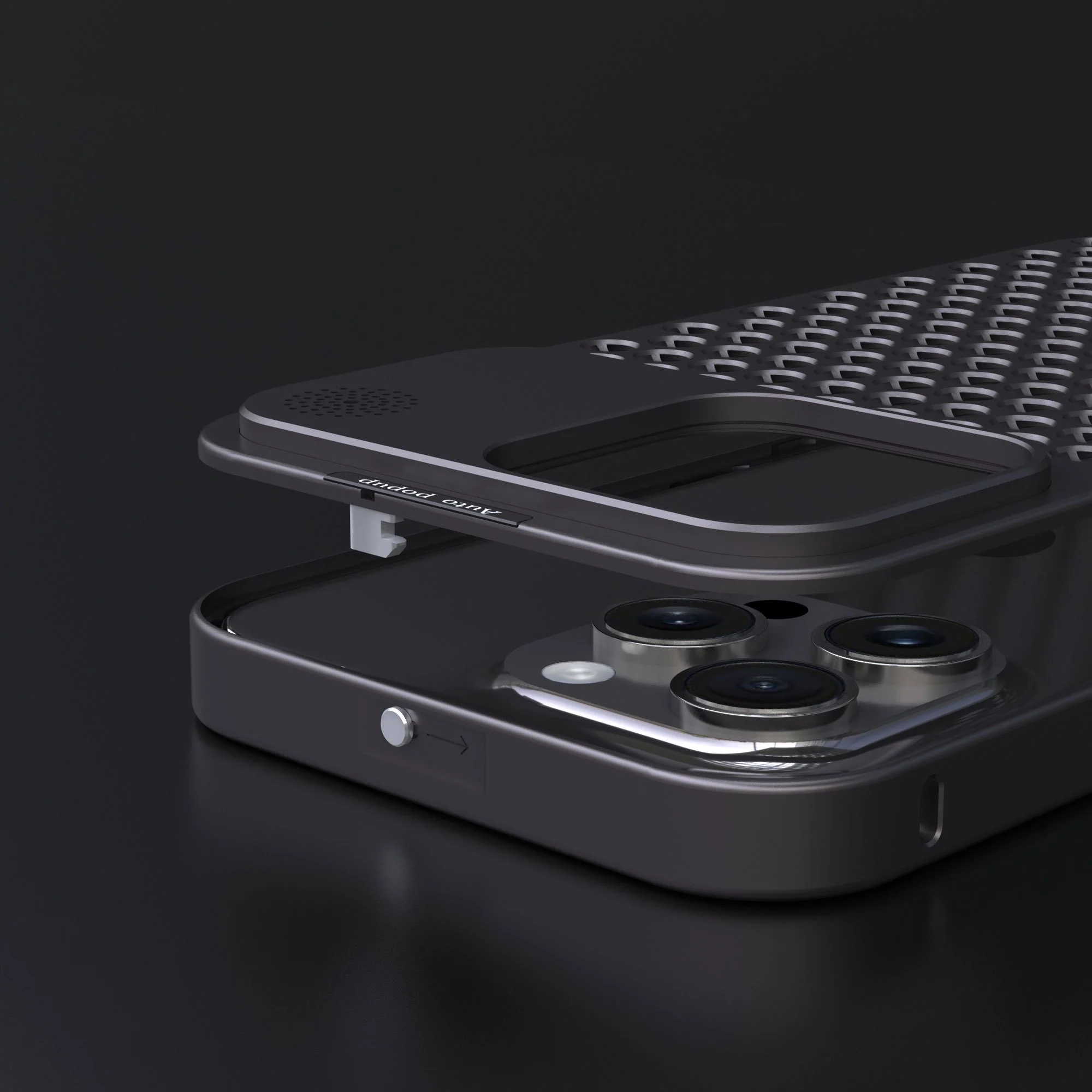iPhone 15 Series Aero Mesh Pro ® Metallic Hybrid Case - Image 2